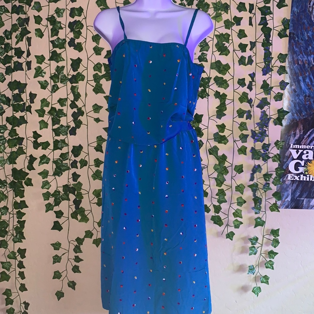 100% polyester tank top skirt set